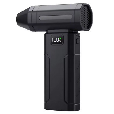 Mini Suflanta Foarte Puternica cu Acumulator - Display - Lumina Alba si Functie Turbo X8