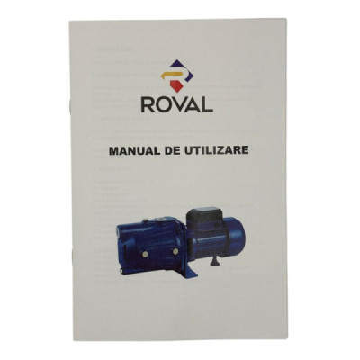 Pompa de Suprafata Roval - Fonta - JET-100 - 1 -1 KW - 1 -5 CP - H.MAX 50M