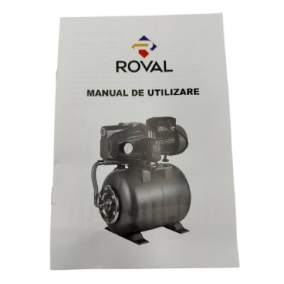 Hidrofor Roval 24L - Pompa Fonta - Autojet100 - 1 -1 KW - 1 -5 CP - H.MAX 50M