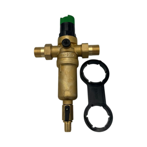 Reductor de Presiune Roval cu Filtru Autocuratare Alama 3/4″