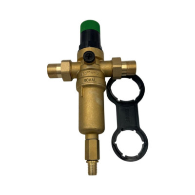 Reductor de Presiune Roval cu Filtru Autocuratare Alama 3/4″