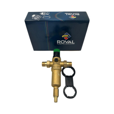 Reductor de Presiune Roval cu Filtru Autocuratare Alama 3/4″