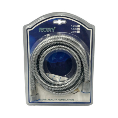 Furtun de Dus Dublu Click Cromat 1.5M 1021-15