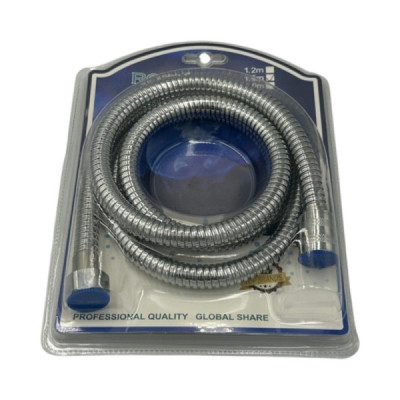 Furtun de Dus Dublu Click Cromat 1.5M 1021-15