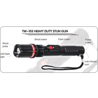 Electrosoc Puternic cu Lanterna TW-105 305