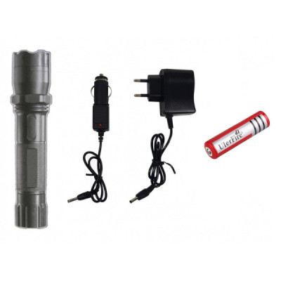 Electrosoc Metalic 1102 in Forma de Lanterna Include si Incarcator Auto