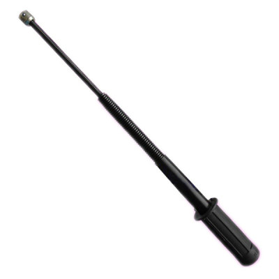 Baston Arc Telescopic de Autoaparare cu 3 Elementi si Maner din Cauciuc