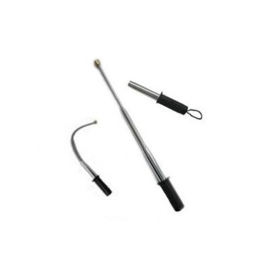 Baston Arc Telescopic de Autoaparare cu 3 Elementi si Maner din Cauciuc