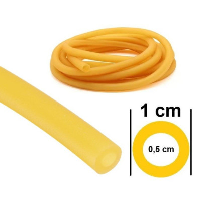 Zgarci Tub din Latex Foarte Puternic Diverse Lungim si 1 Cm in Diametru Pentru Prastia de Vanatoare