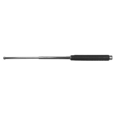 Baston Telescopic de Autoaparare cu 3 Elementi si Maner din Cauciuc