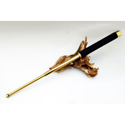 Baston Telescopic Profesional de Autoaparare cu 3 Elementi si Maner din Burete