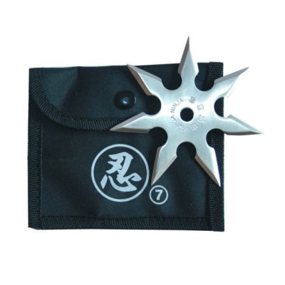 Stea Ninja cu 7 Colturi Shuriken Shaken