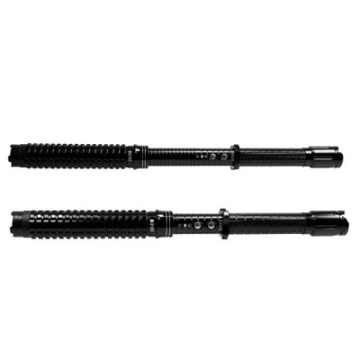 Electrosoc Baston Extensibil Police HY - X10 Metalic 10000 W cu Lanterna