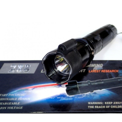 Electrosoc Metalic in Forma de Lanterna cu Laser HY - 288