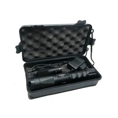 Electrosoc Metalic Piranha in Forma de Lanterna Include si Incarcator Auto