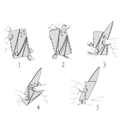 Cutit Card Sharp cu Fata Metalica