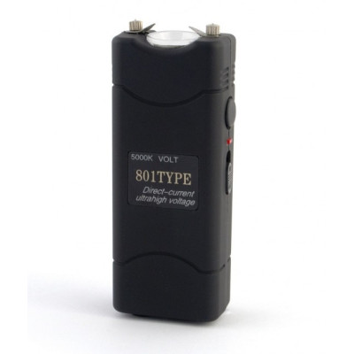 Mini Electrosoc Puternic 5000 KV cu Lanterna si Husa 801