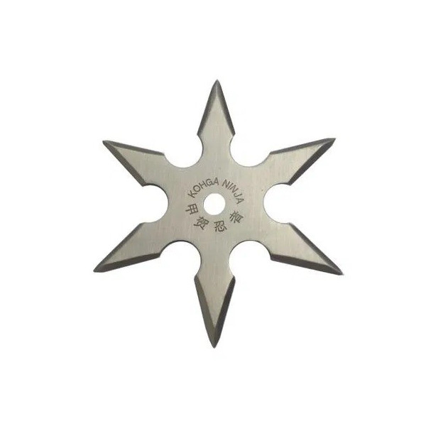 Stea Ninja cu 6 Colturi Shuriken Shaken Konga