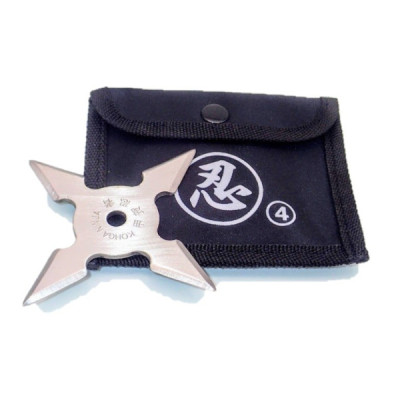 Stea Ninja cu 4 Colturi Shuriken Shaken Konga