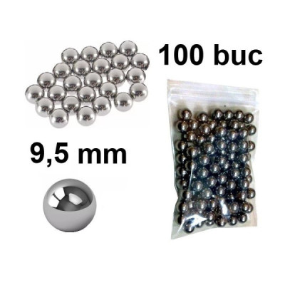 Bile Metalice 9 -5mm - 3.6g - 100 Bucati