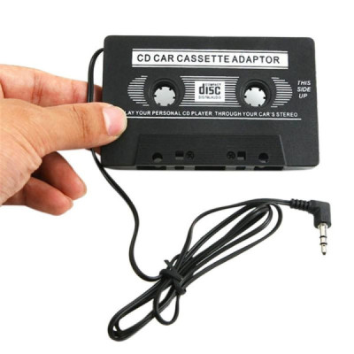 Caseta Adaptor cu Mufa de Conectare Jack 3 -5 Cd Car Cassette Adapter